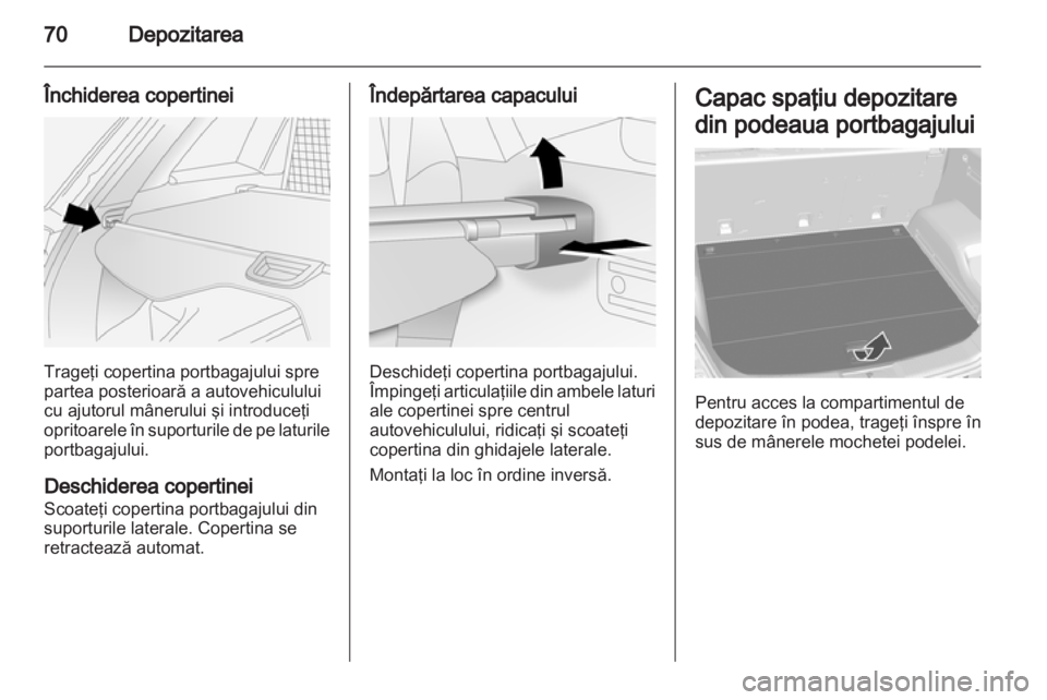 OPEL ANTARA 2013.5  Manual de utilizare (in Romanian) 