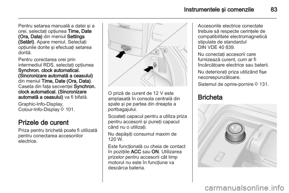 OPEL ANTARA 2013.5  Manual de utilizare (in Romanian) 
