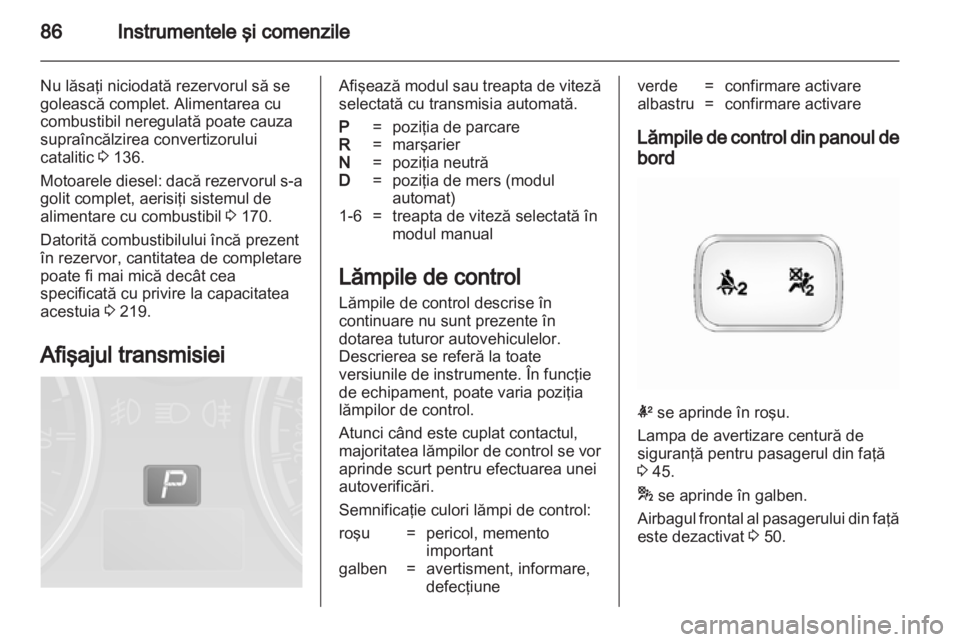 OPEL ANTARA 2013.5  Manual de utilizare (in Romanian) 