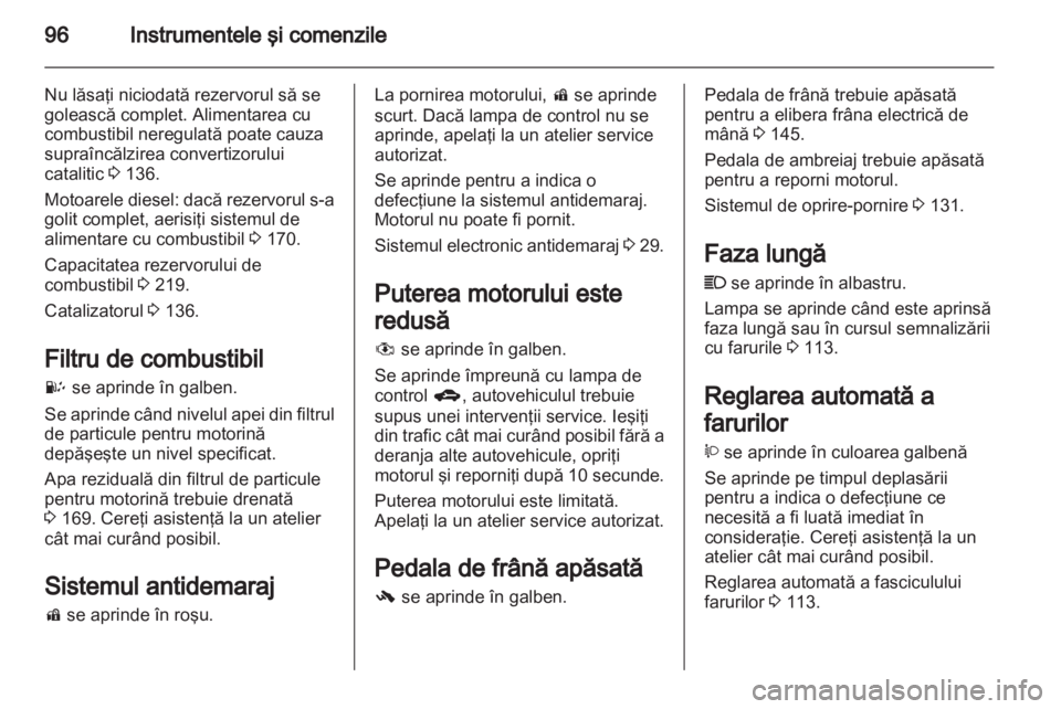 OPEL ANTARA 2013.5  Manual de utilizare (in Romanian) 