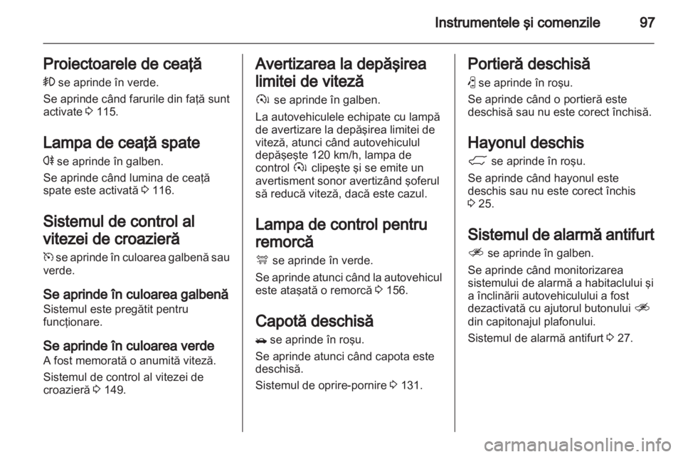 OPEL ANTARA 2013.5  Manual de utilizare (in Romanian) 