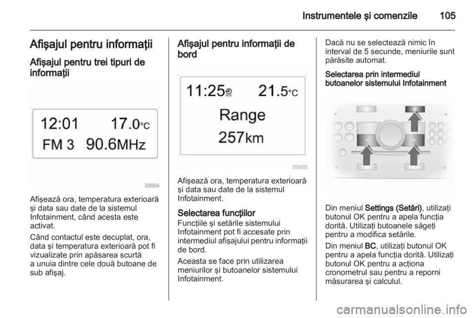 OPEL ASTRA H 2010.5  Manual de utilizare (in Romanian) 