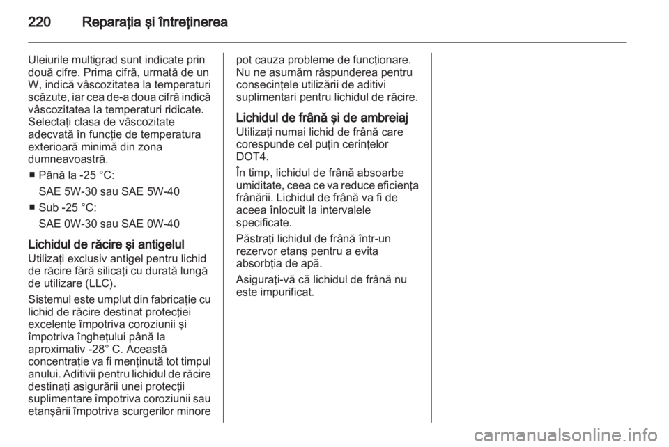 OPEL ASTRA H 2010.5  Manual de utilizare (in Romanian) 