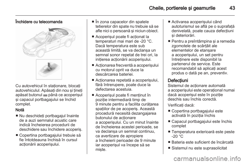 OPEL ASTRA H 2010.5  Manual de utilizare (in Romanian) 