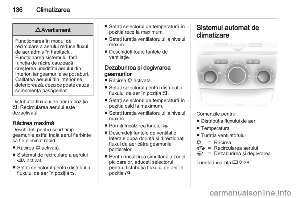 OPEL ASTRA H 2011  Manual de utilizare (in Romanian) 