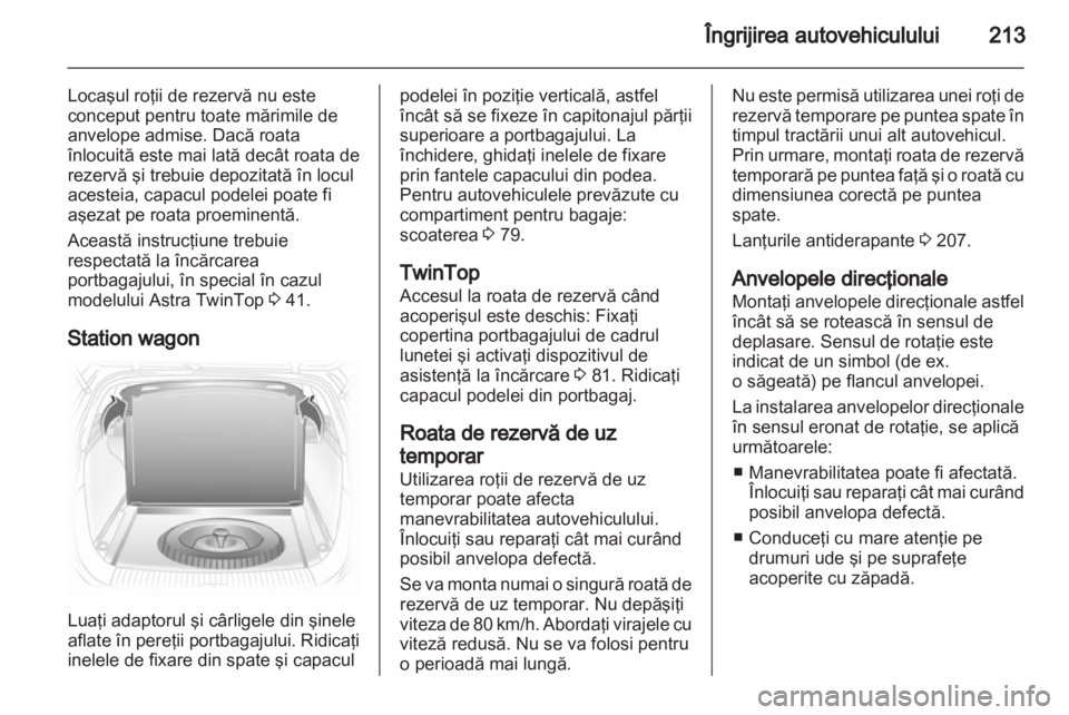 OPEL ASTRA H 2011  Manual de utilizare (in Romanian) 