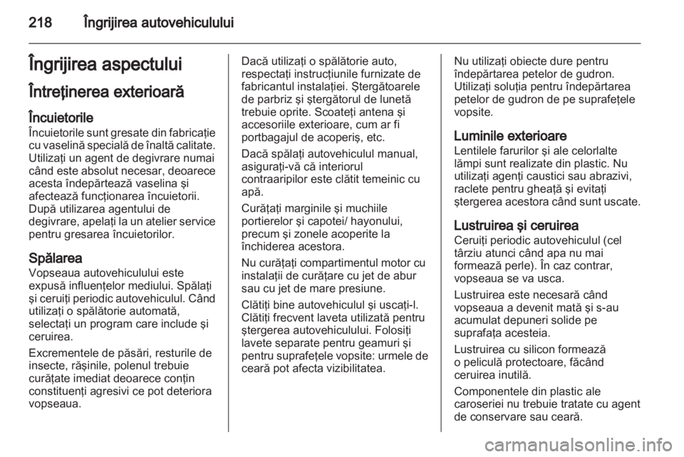 OPEL ASTRA H 2011  Manual de utilizare (in Romanian) 