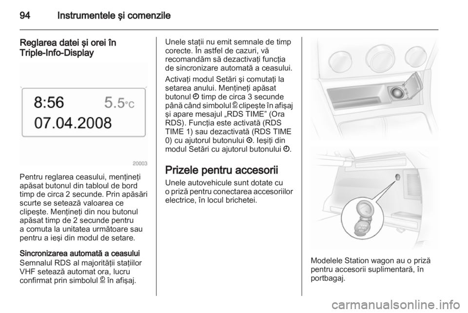 OPEL ASTRA H 2011  Manual de utilizare (in Romanian) 