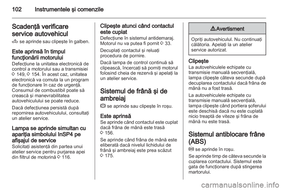 OPEL ASTRA H 2012  Manual de utilizare (in Romanian) 
