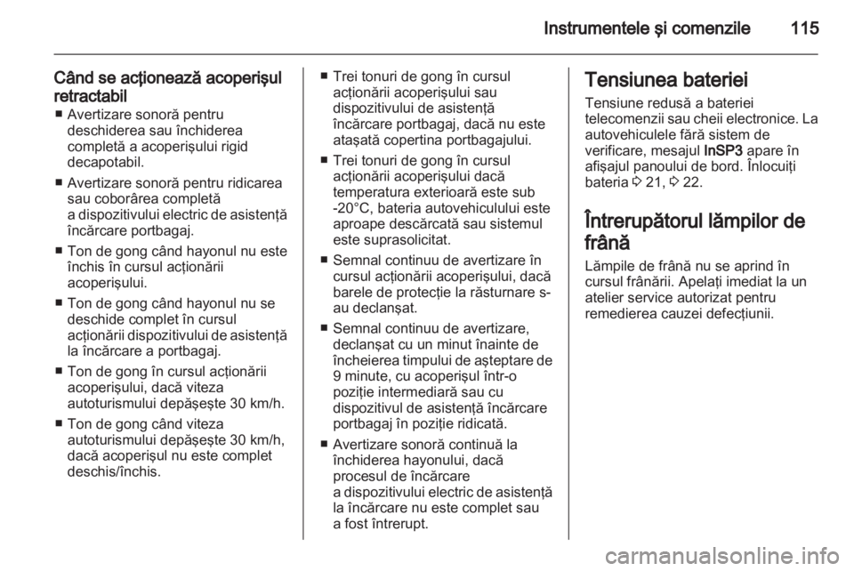 OPEL ASTRA H 2012  Manual de utilizare (in Romanian) 