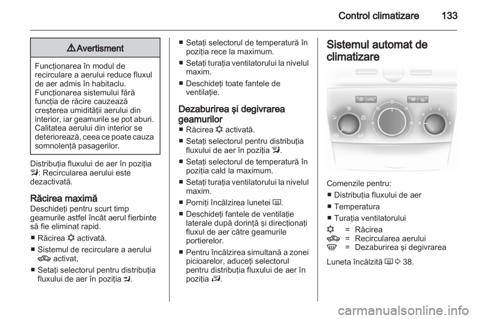 OPEL ASTRA H 2012  Manual de utilizare (in Romanian) 
