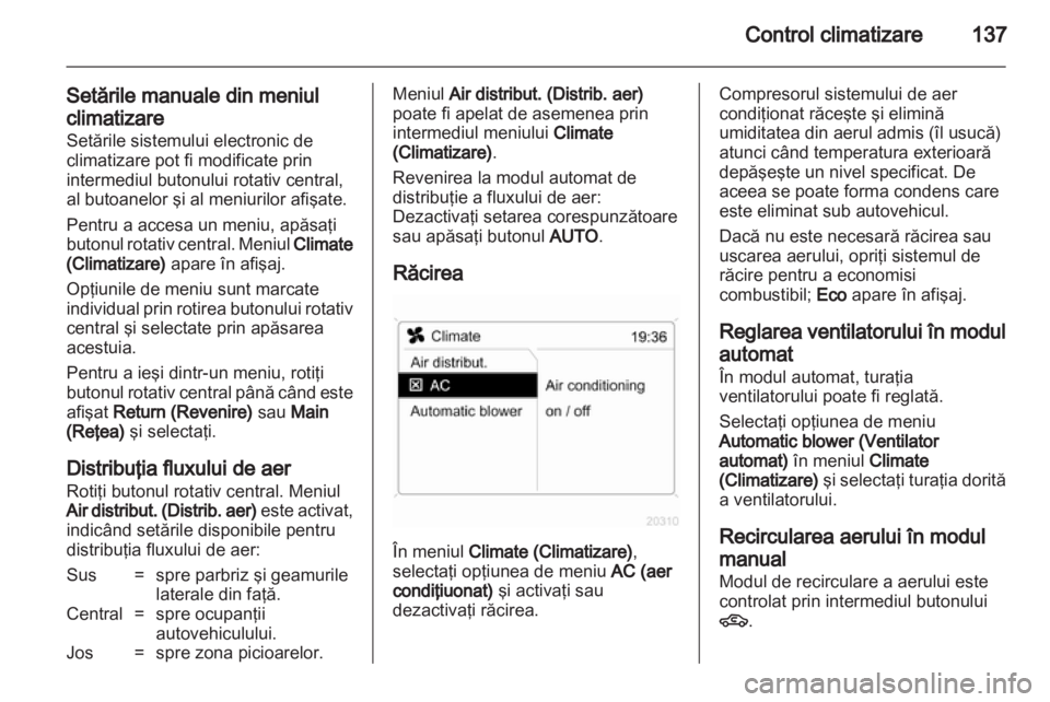 OPEL ASTRA H 2012  Manual de utilizare (in Romanian) 