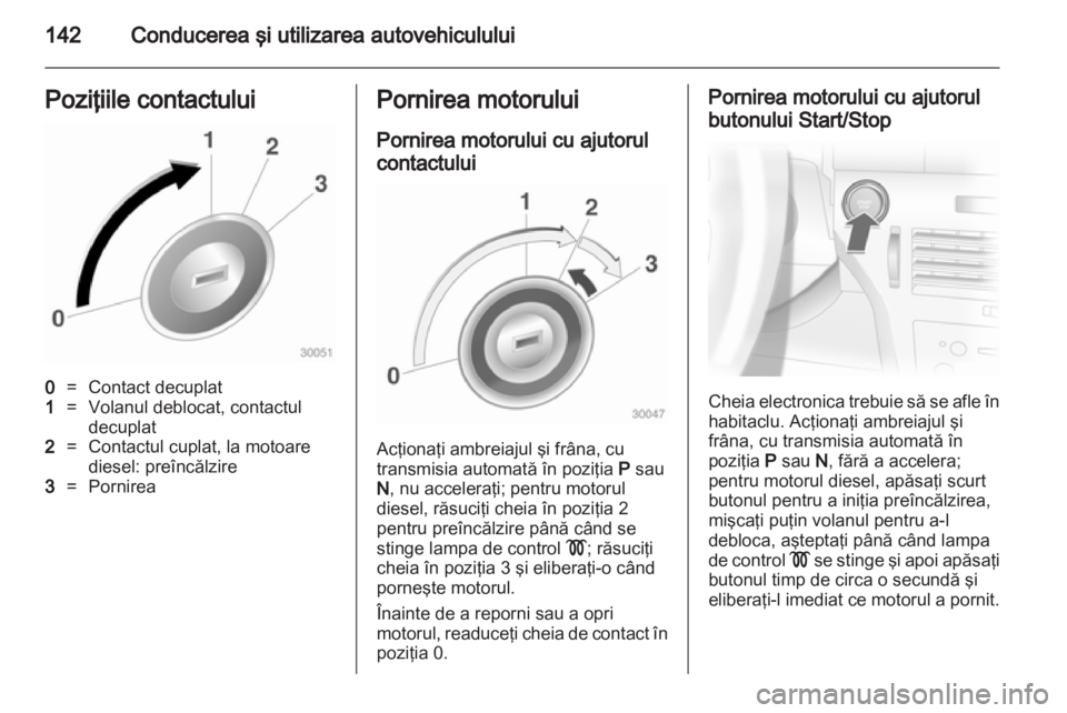 OPEL ASTRA H 2012  Manual de utilizare (in Romanian) 