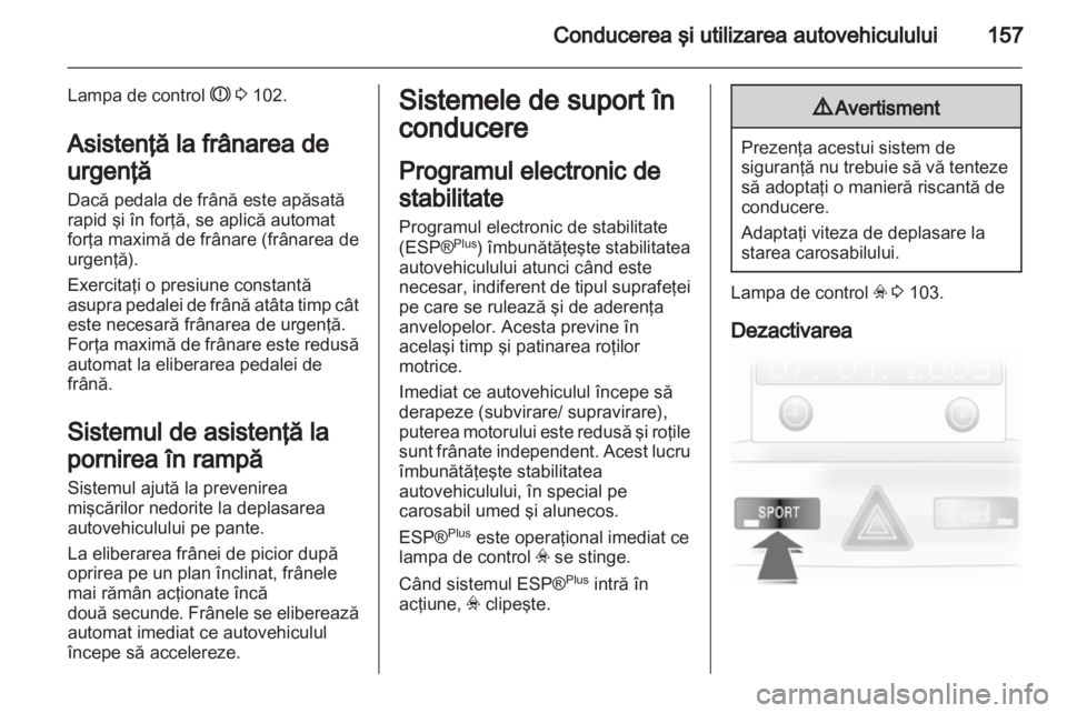 OPEL ASTRA H 2012  Manual de utilizare (in Romanian) 