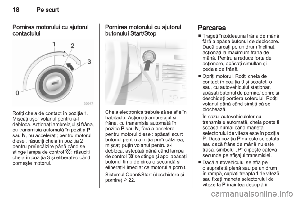 OPEL ASTRA H 2012  Manual de utilizare (in Romanian) 