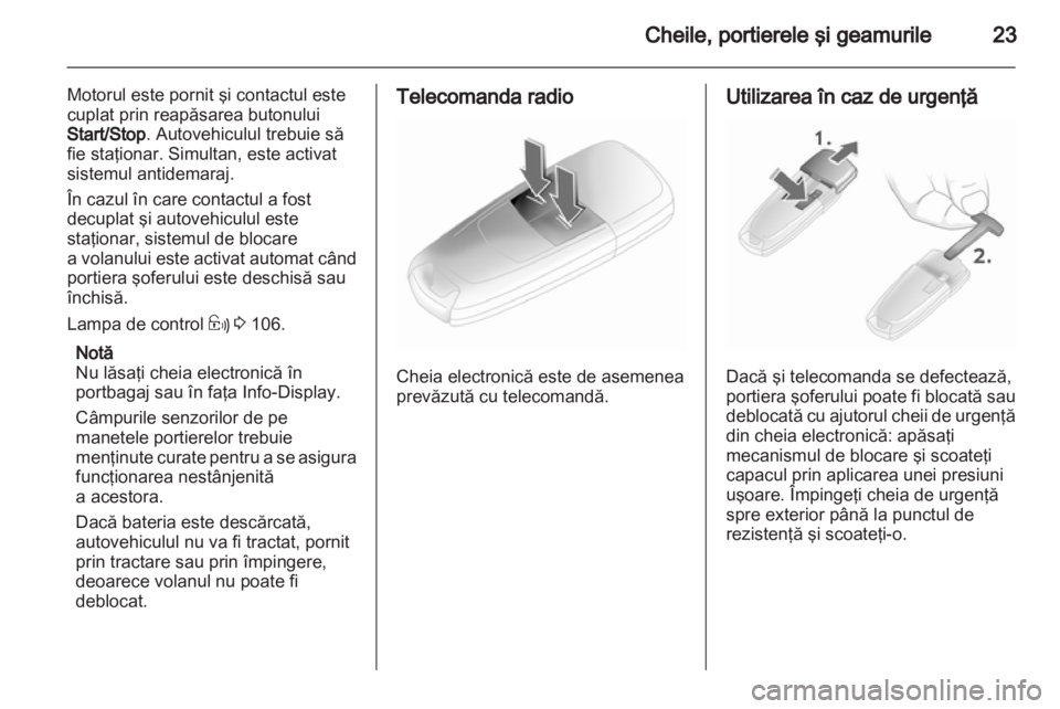 OPEL ASTRA H 2012  Manual de utilizare (in Romanian) 