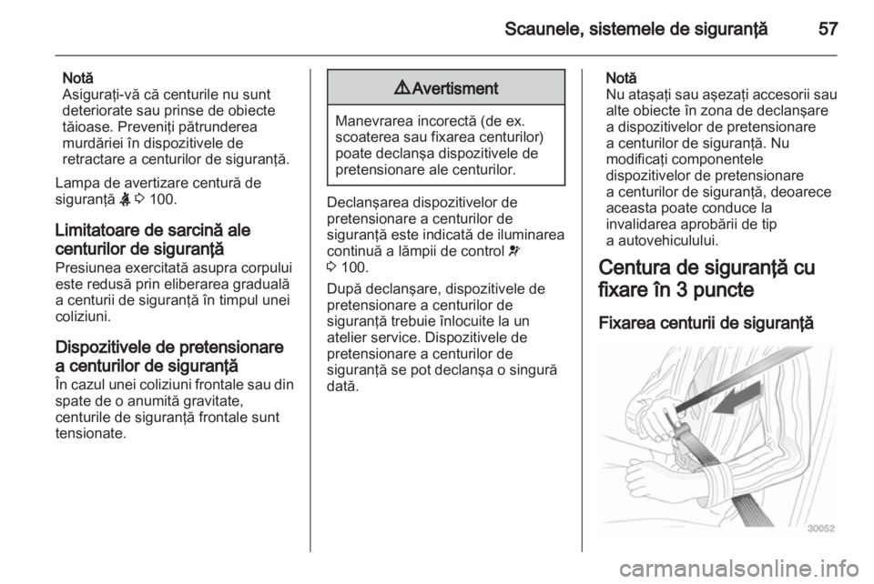 OPEL ASTRA H 2012  Manual de utilizare (in Romanian) 