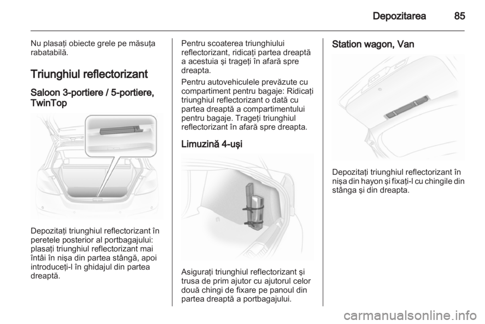 OPEL ASTRA H 2012  Manual de utilizare (in Romanian) 