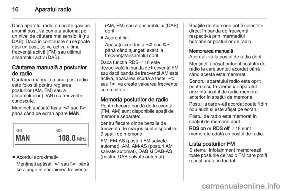 OPEL ASTRA H 2013  Manual pentru sistemul Infotainment (in Romanian) 