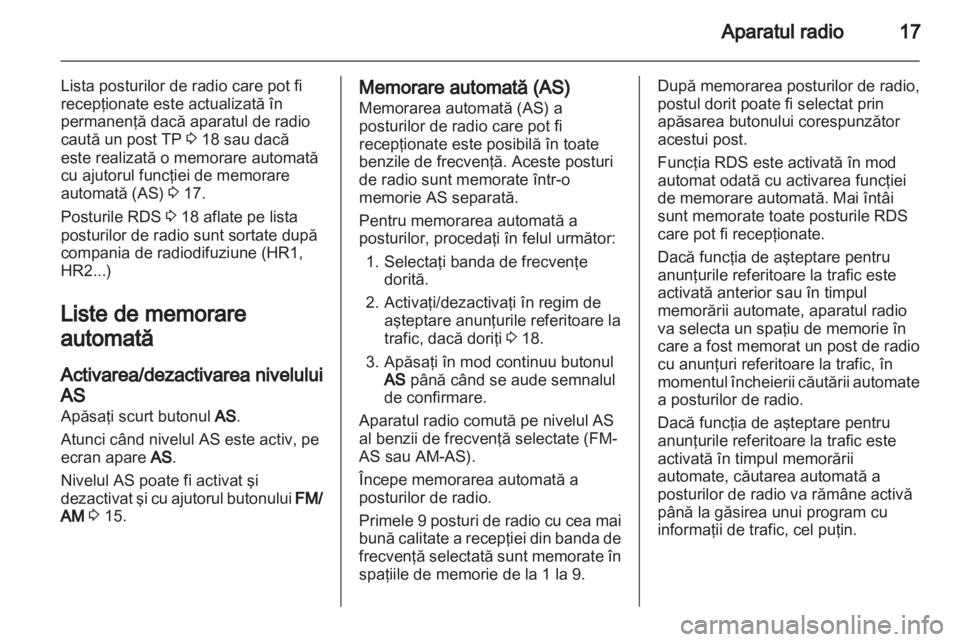 OPEL ASTRA H 2013  Manual pentru sistemul Infotainment (in Romanian) 