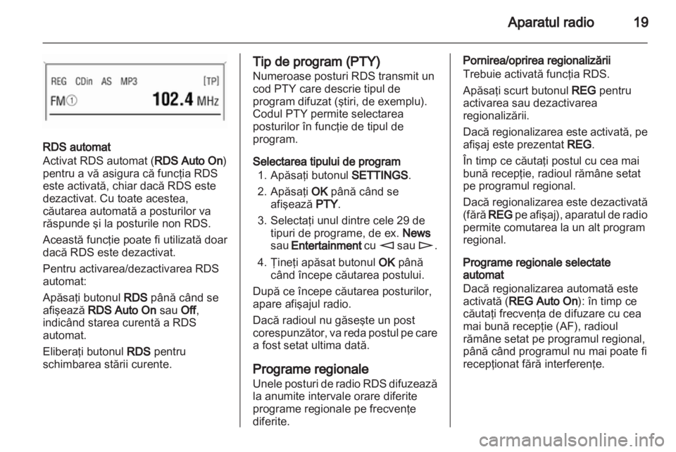 OPEL ASTRA H 2013  Manual pentru sistemul Infotainment (in Romanian) 