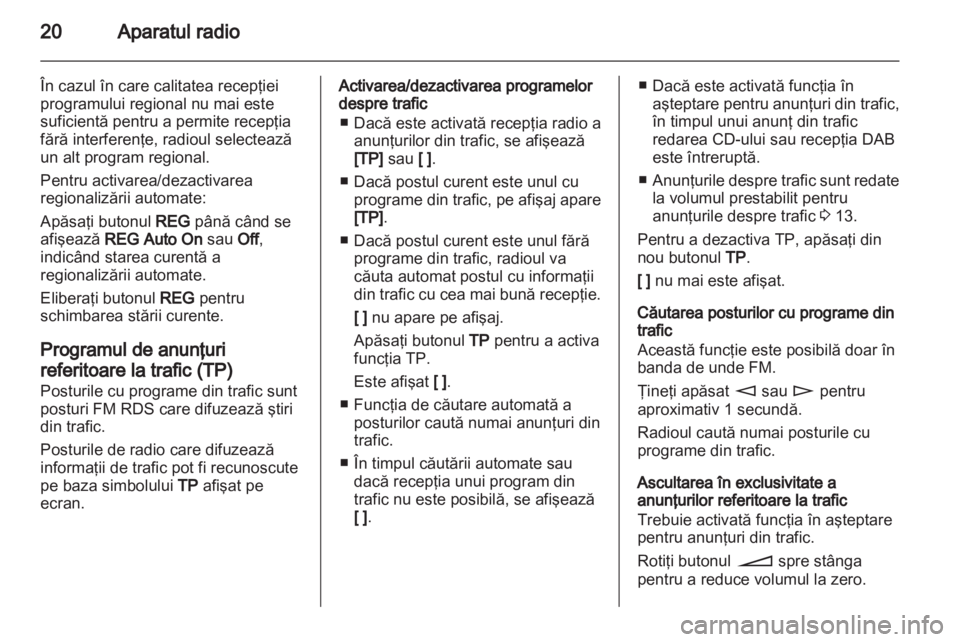 OPEL ASTRA H 2013  Manual pentru sistemul Infotainment (in Romanian) 