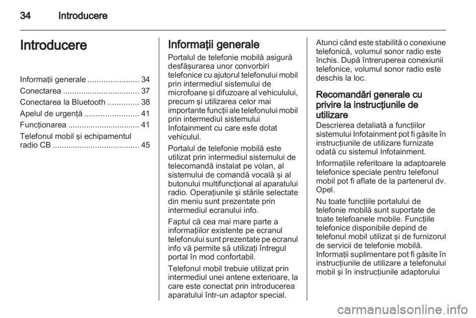 OPEL ASTRA H 2013  Manual pentru sistemul Infotainment (in Romanian) 