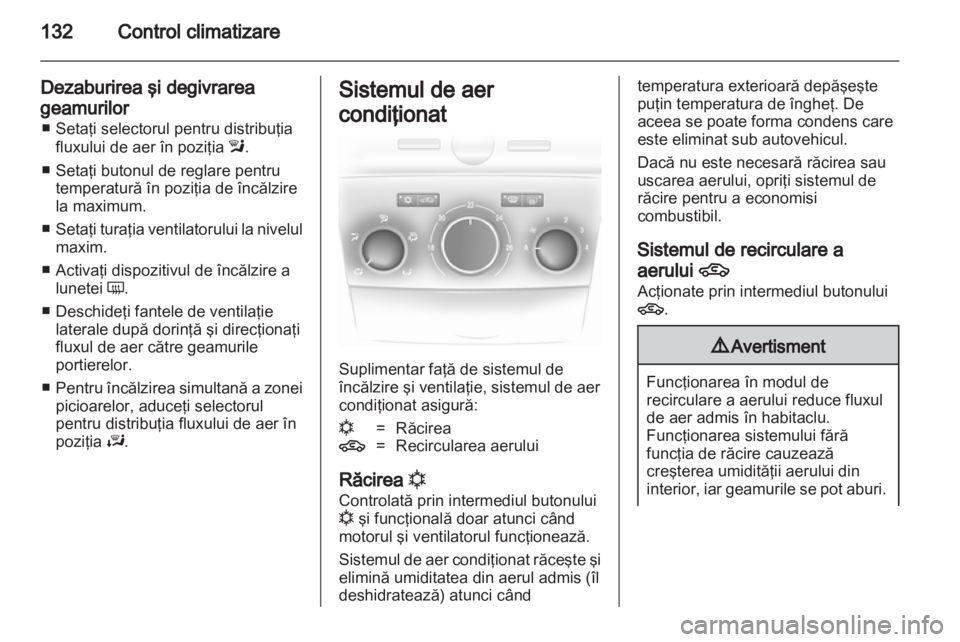 OPEL ASTRA H 2013  Manual de utilizare (in Romanian) 