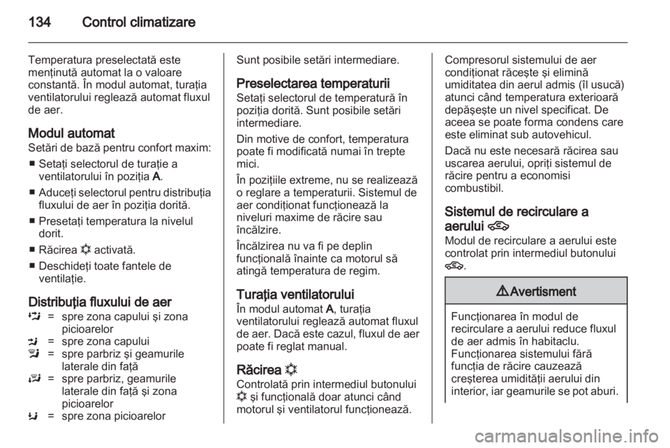 OPEL ASTRA H 2013  Manual de utilizare (in Romanian) 