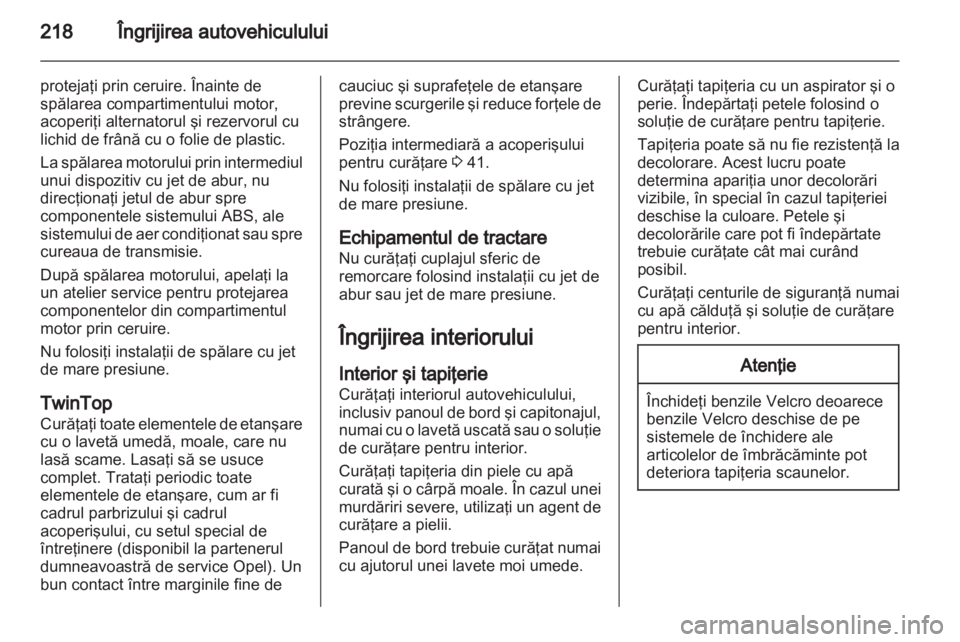 OPEL ASTRA H 2013  Manual de utilizare (in Romanian) 