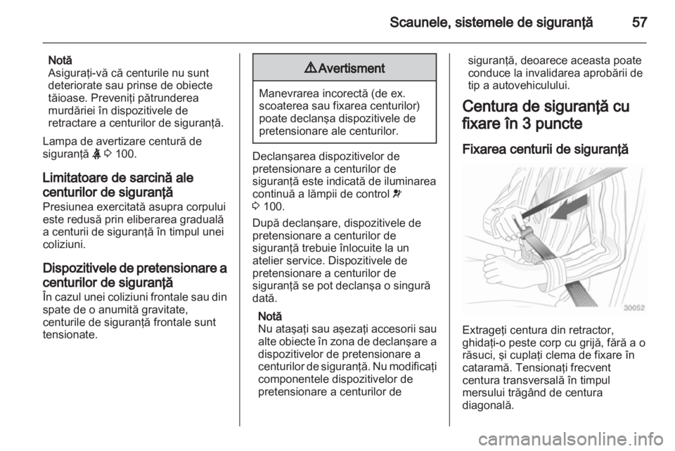 OPEL ASTRA H 2013  Manual de utilizare (in Romanian) 