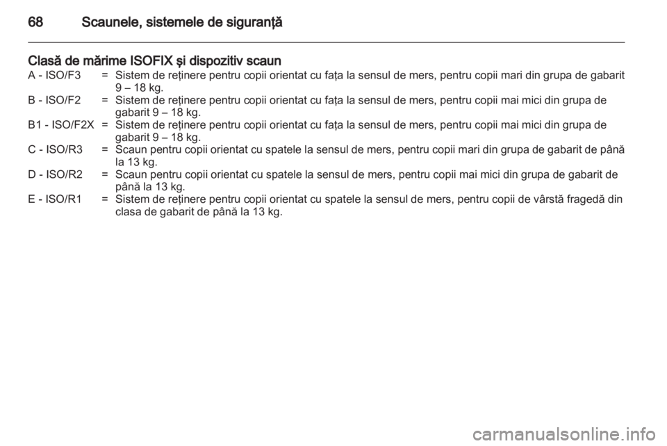 OPEL ASTRA H 2013  Manual de utilizare (in Romanian) 