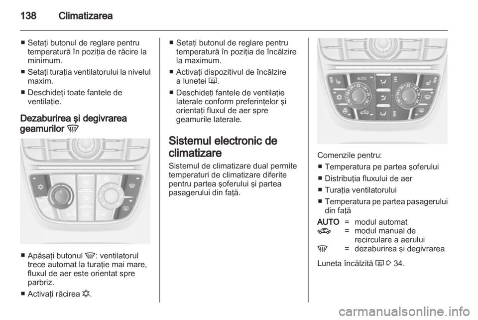 OPEL ASTRA J 2011  Manual de utilizare (in Romanian) 