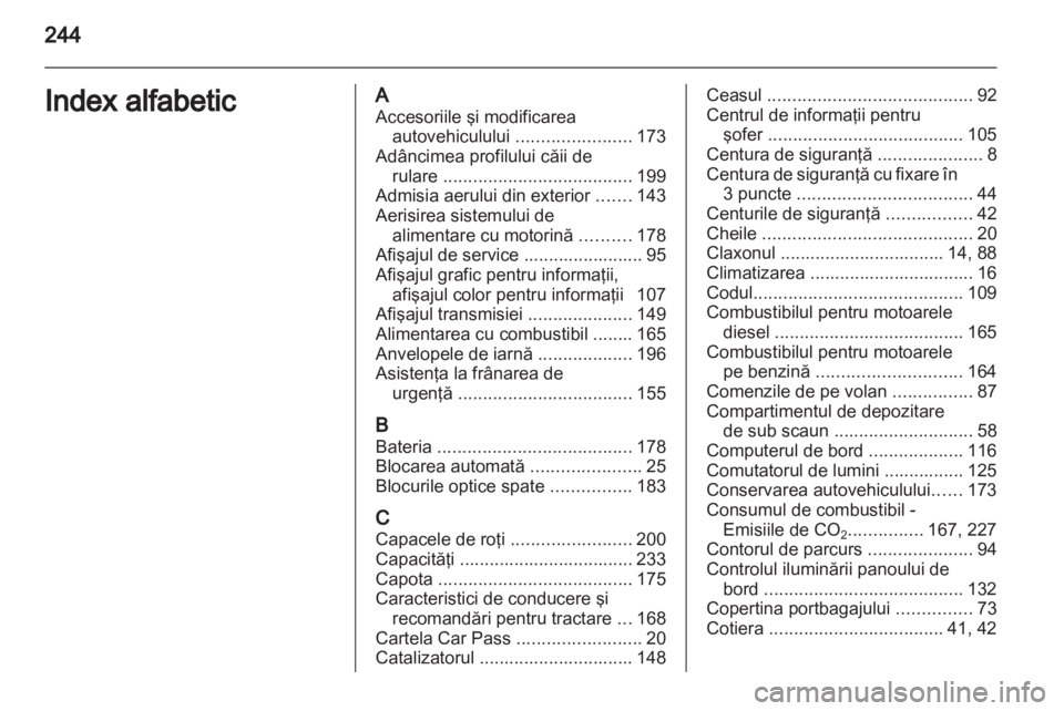 OPEL ASTRA J 2011  Manual de utilizare (in Romanian) 