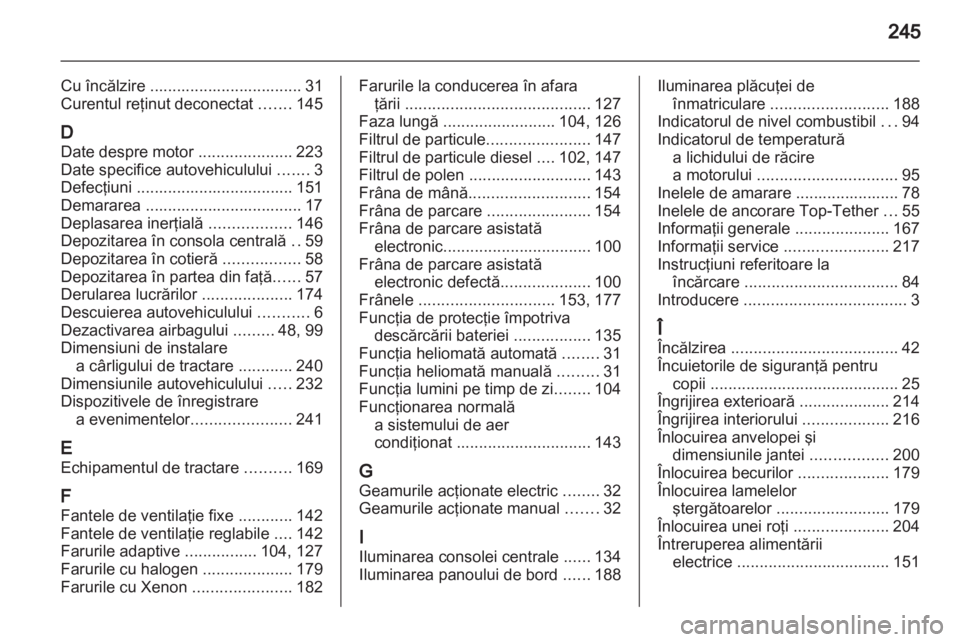 OPEL ASTRA J 2011  Manual de utilizare (in Romanian) 