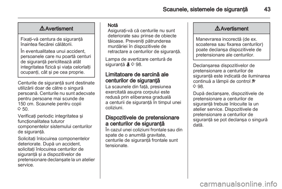 OPEL ASTRA J 2011  Manual de utilizare (in Romanian) 