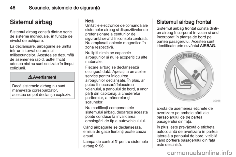 OPEL ASTRA J 2011  Manual de utilizare (in Romanian) 
