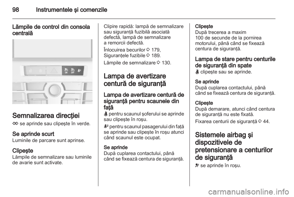 OPEL ASTRA J 2011  Manual de utilizare (in Romanian) 