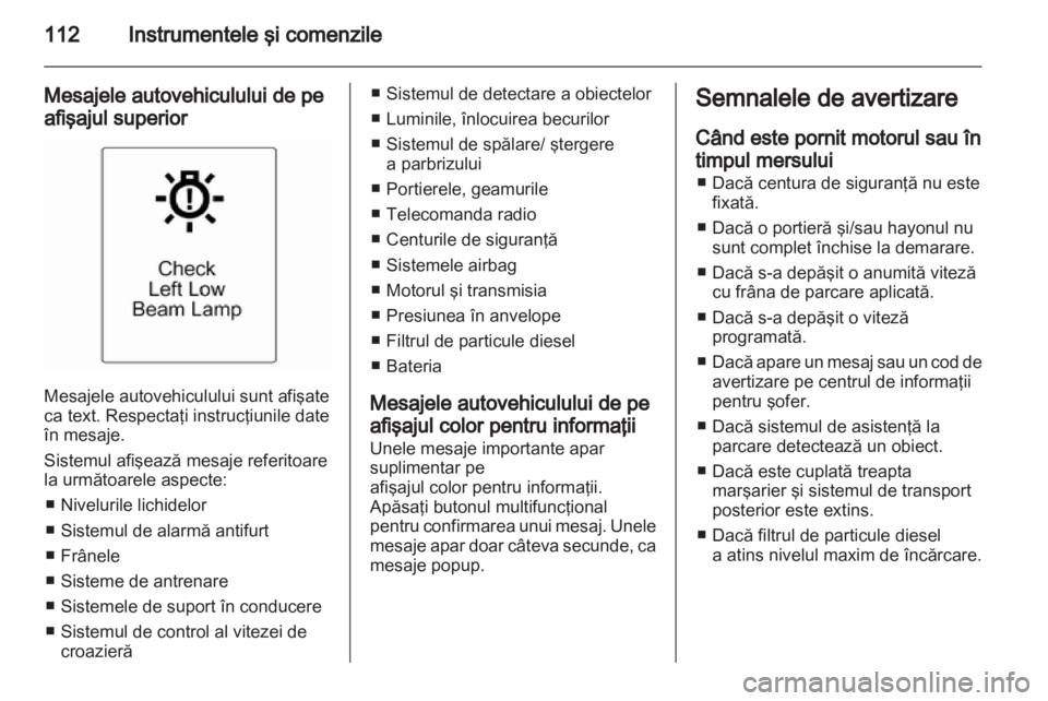 OPEL ASTRA J 2011.5  Manual de utilizare (in Romanian) 