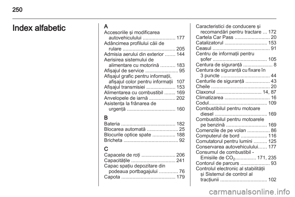 OPEL ASTRA J 2011.5  Manual de utilizare (in Romanian) 