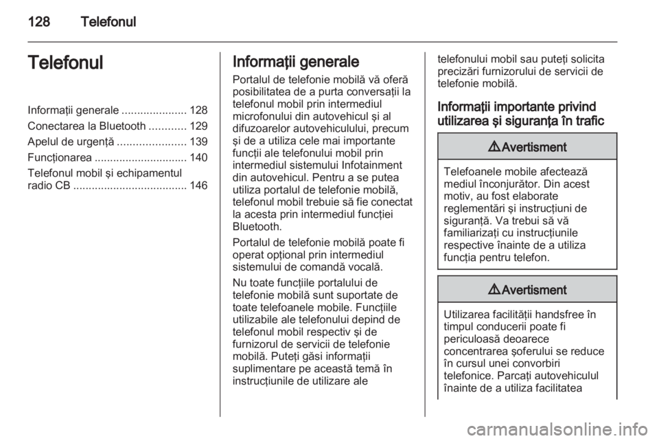 OPEL ASTRA J 2013  Manual pentru sistemul Infotainment (in Romanian) 