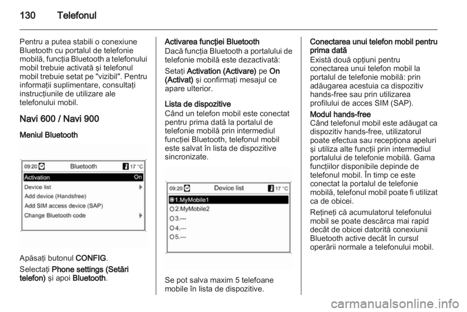 OPEL ASTRA J 2013  Manual pentru sistemul Infotainment (in Romanian) 