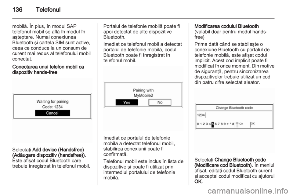 OPEL ASTRA J 2013  Manual pentru sistemul Infotainment (in Romanian) 
