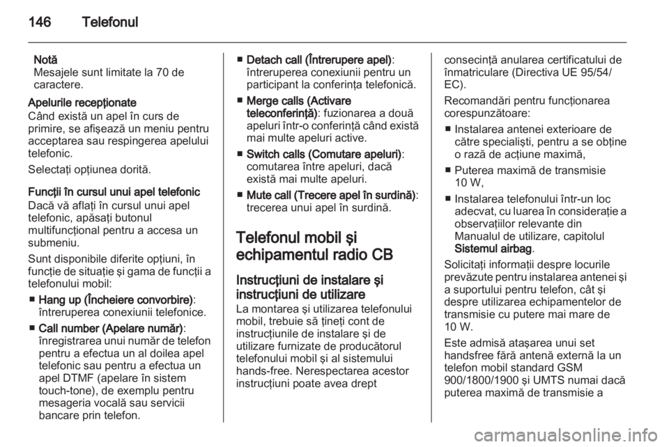 OPEL ASTRA J 2013  Manual pentru sistemul Infotainment (in Romanian) 