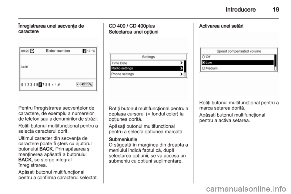 OPEL ASTRA J 2013  Manual pentru sistemul Infotainment (in Romanian) 