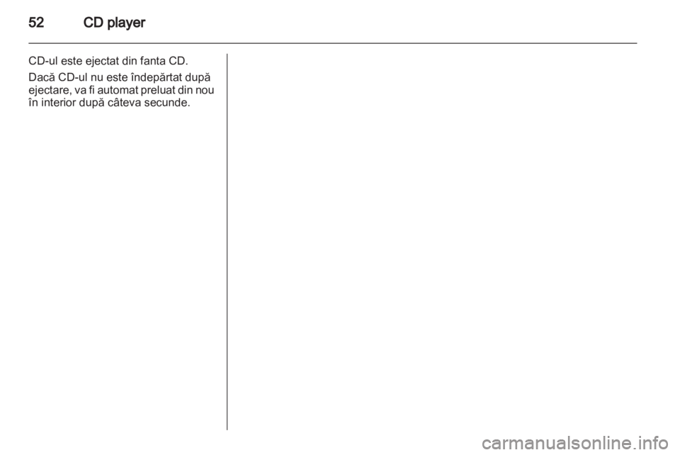 OPEL ASTRA J 2013  Manual pentru sistemul Infotainment (in Romanian) 