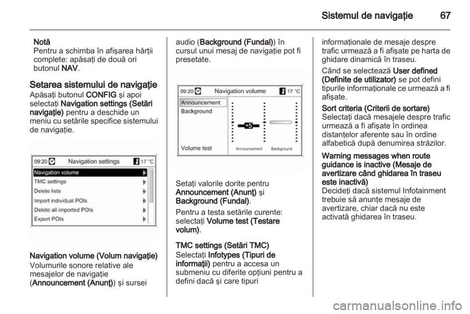 OPEL ASTRA J 2013  Manual pentru sistemul Infotainment (in Romanian) 