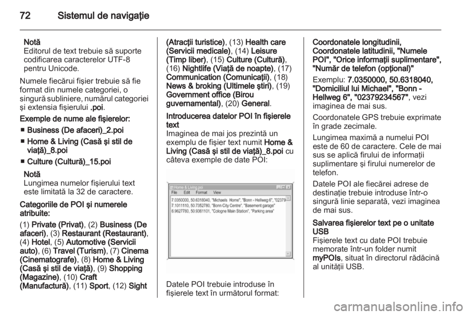 OPEL ASTRA J 2013  Manual pentru sistemul Infotainment (in Romanian) 