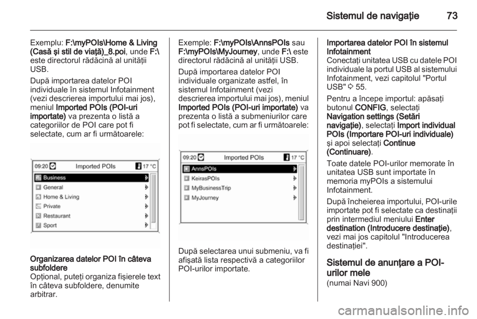 OPEL ASTRA J 2013  Manual pentru sistemul Infotainment (in Romanian) 