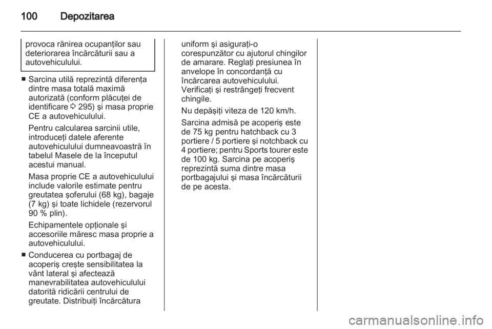 OPEL ASTRA J 2013  Manual de utilizare (in Romanian) 